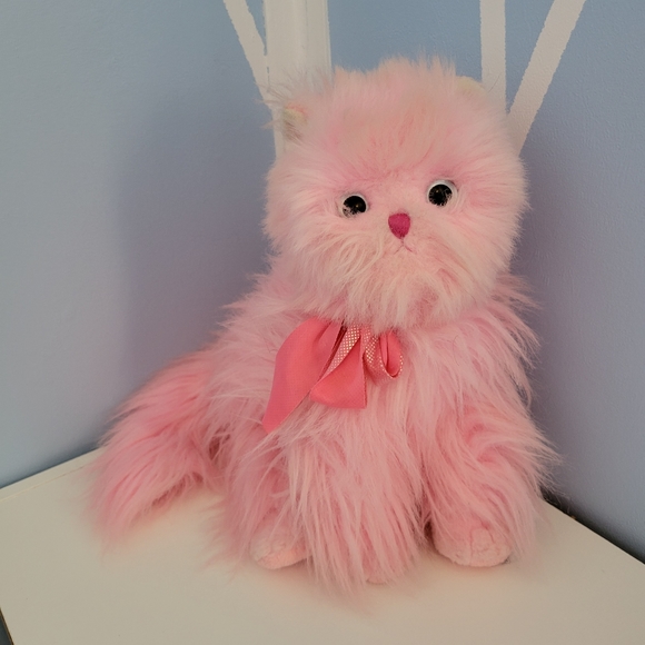 Ty Pink Cat Classic Pinkys 12" Kitty Persian Orchid Stuffed Plush Soft Toy 2004 - Picture 6 of 11